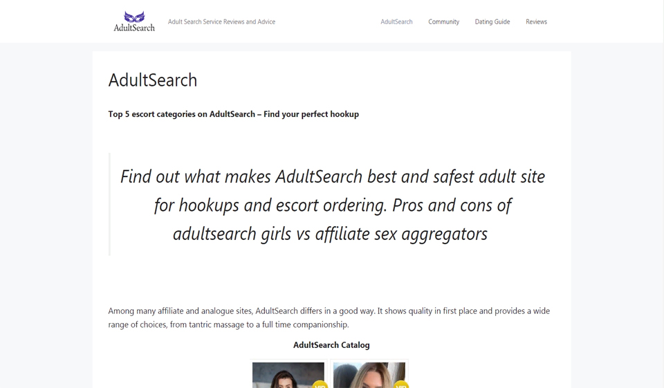 7. Adult Search